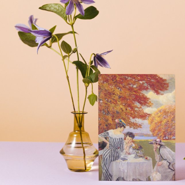 Nachmittagstee im Park Visitenkarte (Von Creator hochgeladen)