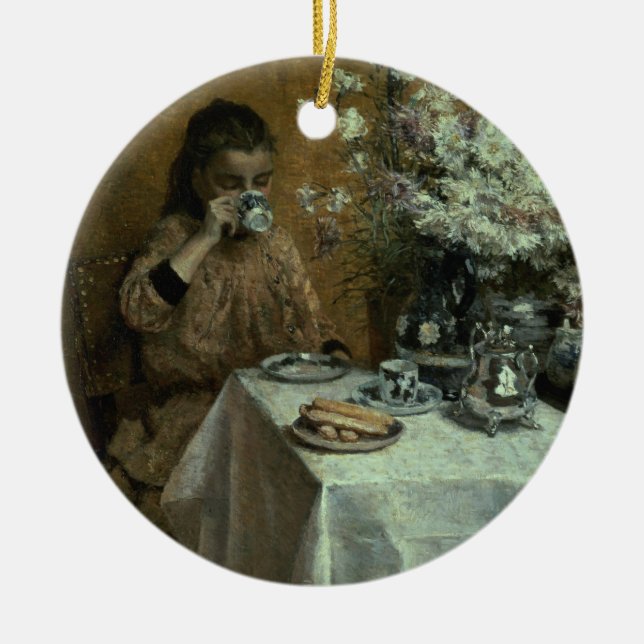 Nachmittagstee Keramikornament (Vorne)