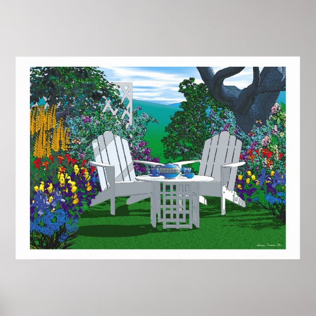 Nachmittagstee Poster (Vorne)