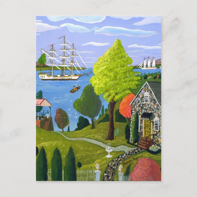 Nachmittagstee Postkarte (Vorderseite)