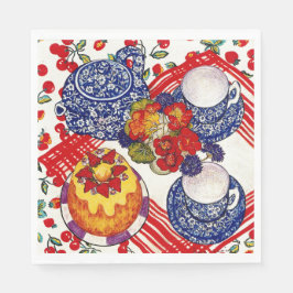 Nachmittagstee Serviette