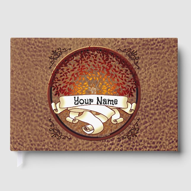 Nachname-Buch Gästebuch (Vorderseite)