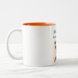 [Nachname] Familienforschung (Wanted Poster) Zweifarbige Tasse