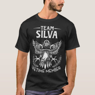 Nachname für Team SILVA Lifetime-Member T-Shirt