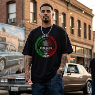 Nachname personalisierte mexico-Shirts mit Namen T-Shirt