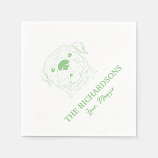 Nachname Rottweiler Wedding Napkins Serviette