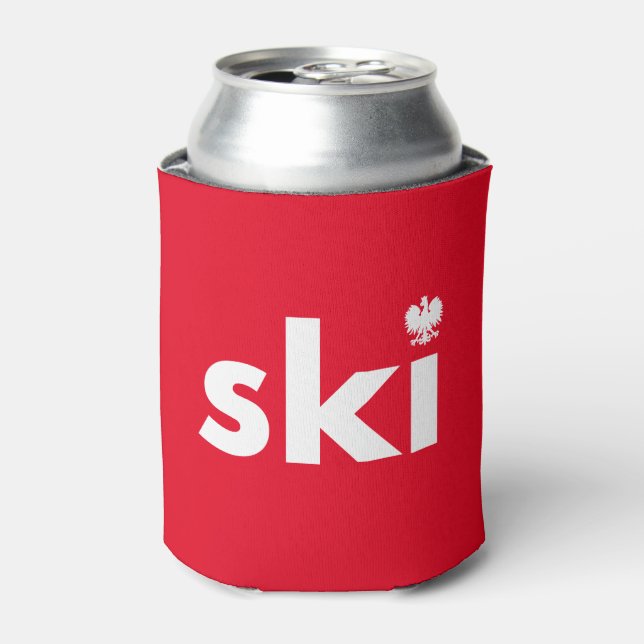 Nachname von Ski Polnisch Cooler Dosenkühler (Kanne Vorderseite)