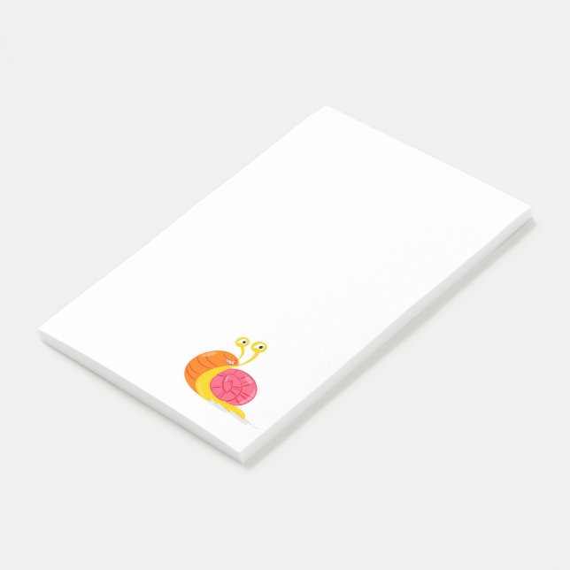 Nachnotizen für Schnecken Post-it Klebezettel (angewinkelt)