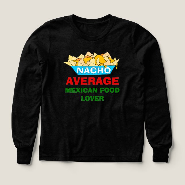 Nacho amateur de cuisine mexicaine moyenne (Motif recto)