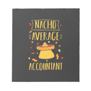 Nacho Average Accountant Notizblock