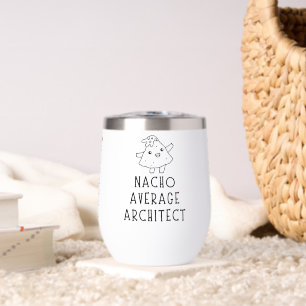 Nacho Average Architect Drôle de Dessin Animé Pers