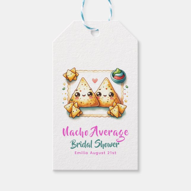 Nacho Average Fiesta! Letztes Party Brautparty Geschenkanhänger (Vorderseite)