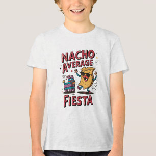 Nacho Average Fiesta - Spaß, buntes Nacho-Design Tri-Blend Shirt