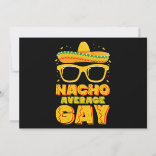 Nacho Average Gay Mexican LGBTQ Cinco de Mayo Einladung