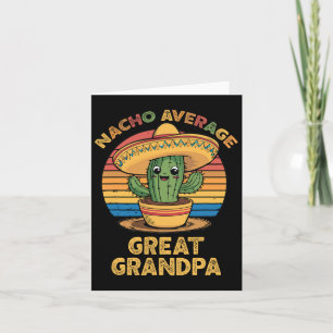 Nacho Average Great Opa Matching Mexican Cinco Karte