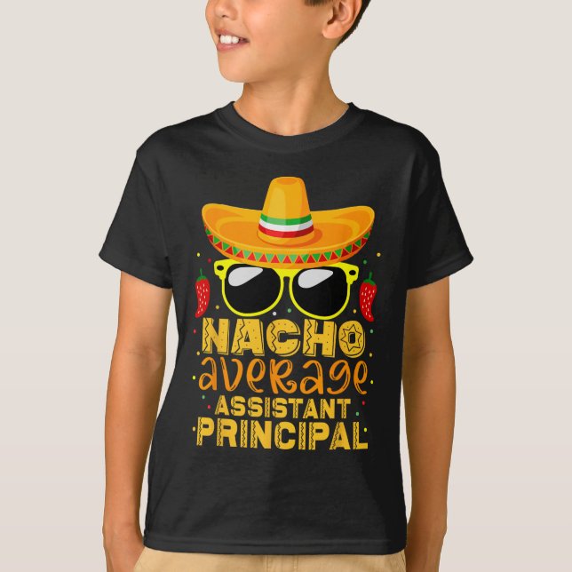 Nacho Average Istant Cinco De Mayo Teach T-Shirt (Vorderseite)