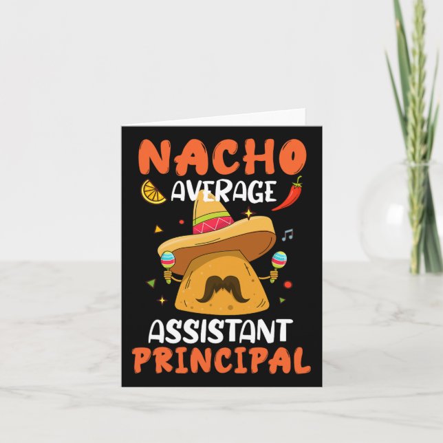 Nacho Average Istant Hauptrestaurant Mexican Cinco Karte (Vorderseite)