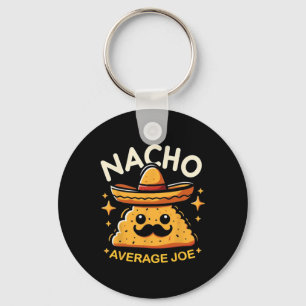 Nacho Average Joe Personalisiert Name Funny Mexica Schlüsselanhänger