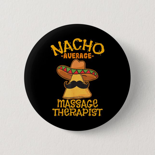 Nacho Average Magier Meuse Cinco De Mayo P Button (Vorderseite)