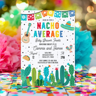 Nacho Average Mexican Fiesta Baby Shower Einladung