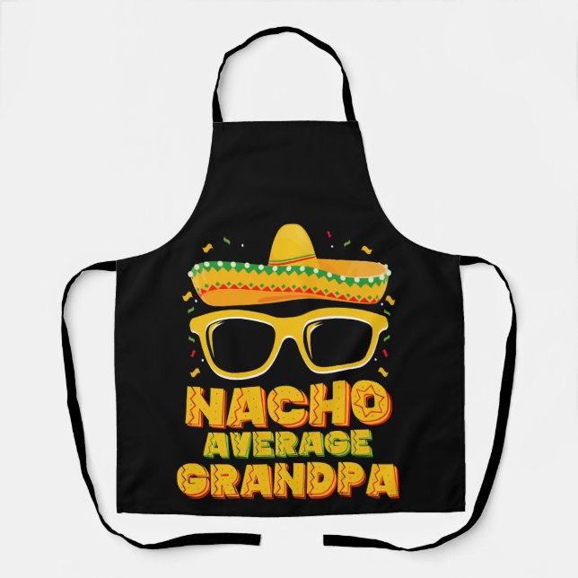 Nacho Average Opa Cinco De Mayo Family Schürze (Vorderseite)