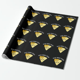 Nacho Average Person Funny Food Pub Dark BG Geschenkpapier