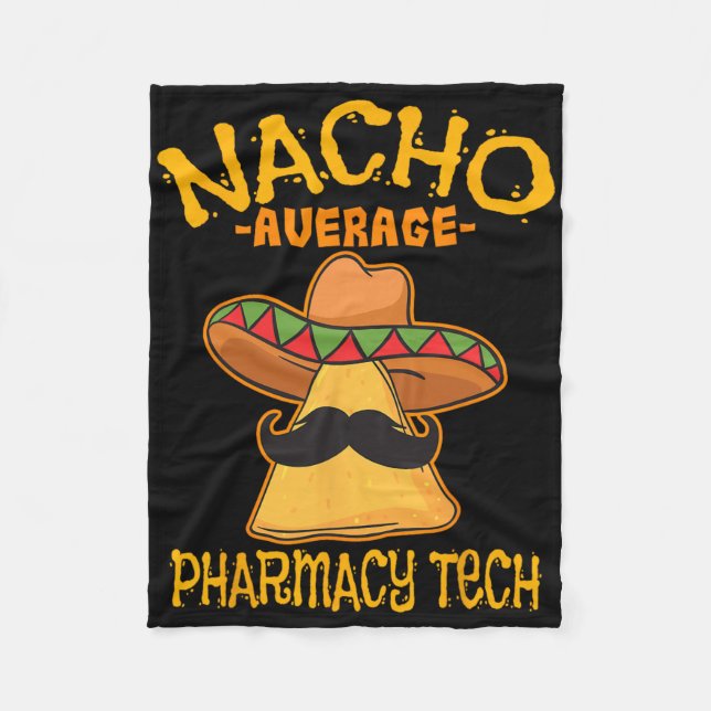 Nacho Average Pharmacy Tech Pharmakokinetik Cinco  Fleecedecke (Vorderseite)