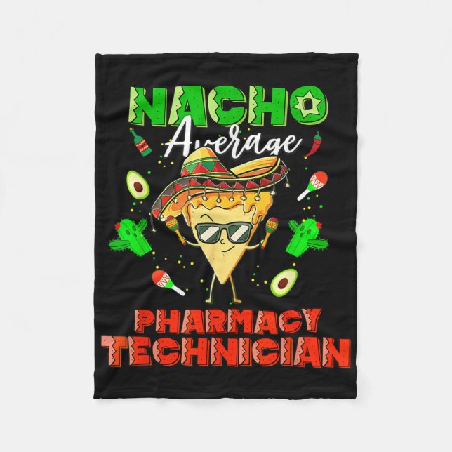 Nacho Average Pharmacy Techniker Fleecedecke (Vorderseite)
