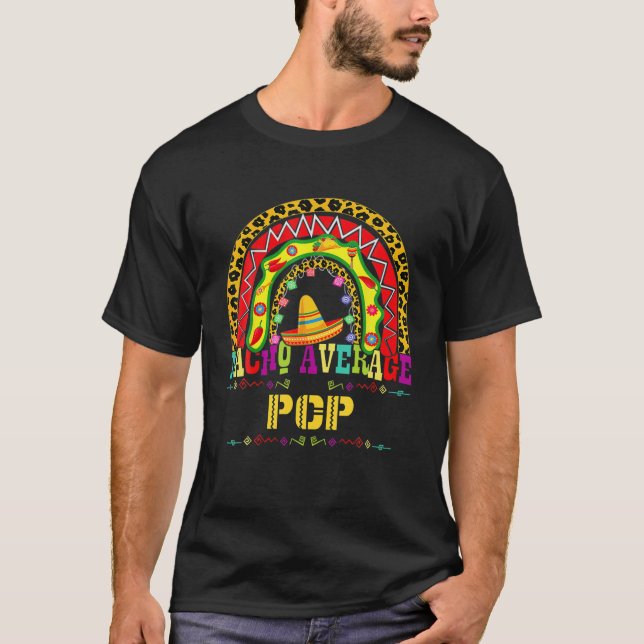 Nacho Average Pop Cinco De Mayo Rainbow Mexikos T-Shirt (Vorderseite)