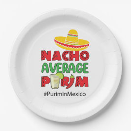 Nacho Average Purim Square Sticker Pappteller