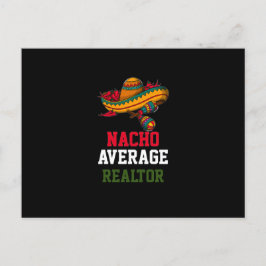 Nacho Average Realtor Postkarte