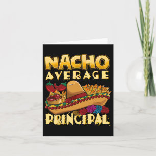 Nacho Average Tacos Mexican Sombrero Cin Karte