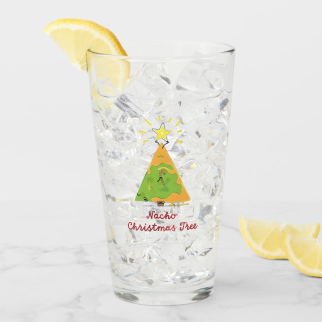 Nacho Christmas Tree Glas (Vorderseite Ice)
