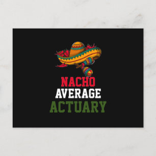 Nacho Durchschnittlicher Aktuar Postkarte