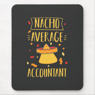 Nacho-Durchschnittsbuchhalter Mousepad