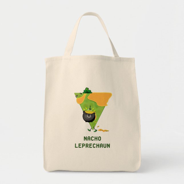 Nacho Leprechaun Tragetasche (Vorne)