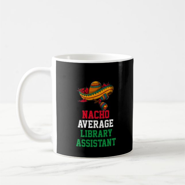 Nacho Moyenne Assistant Bibliothèque Mug (Gauche)