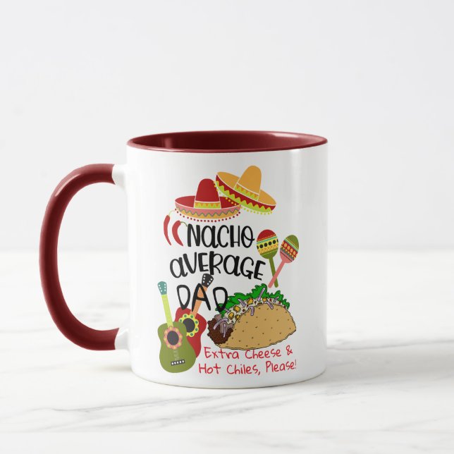 Nacho Moyenne DAD Mug - Fromage et chips chauds su (Gauche)