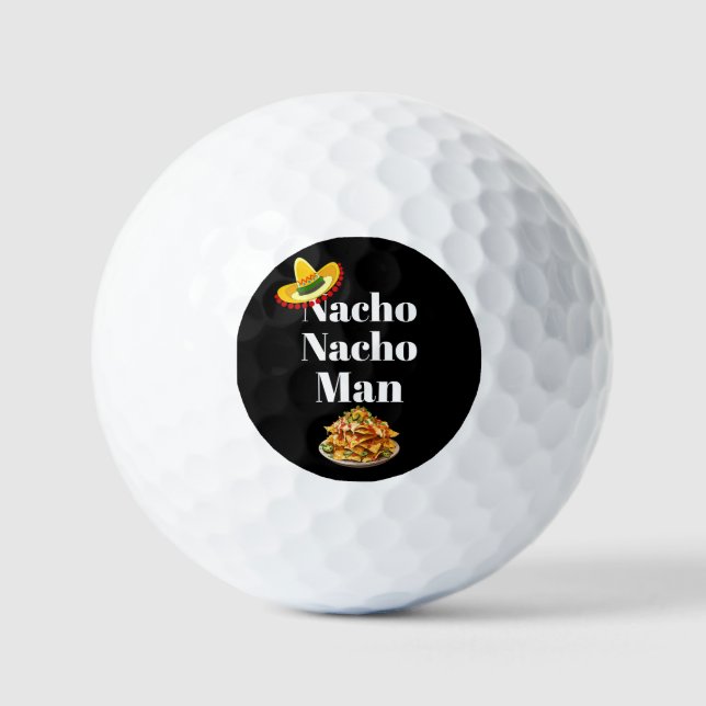 Nacho Nacho Man Golf Ball (Vorderseite)