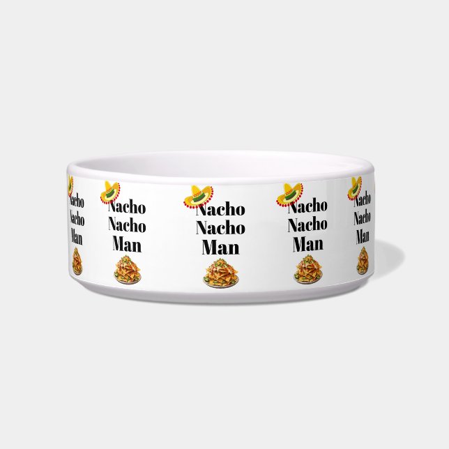 Nacho Nacho Man Pet Bowl Napf (Vorderseite)