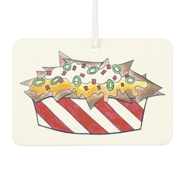 Nacho Not Your Man Chee Nachos Funny Feinschmecker Autolufterfrischer (Vorderseite)