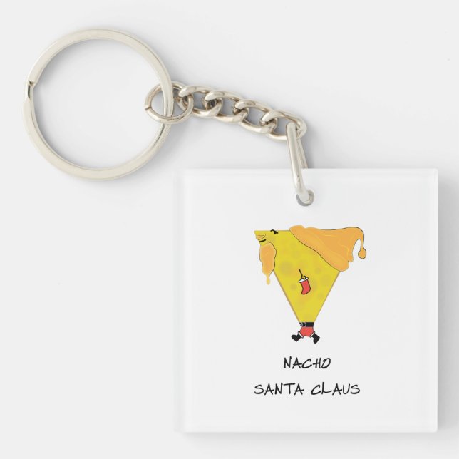 Nacho Santa Claus Schlüsselanhänger (Vorderseite)
