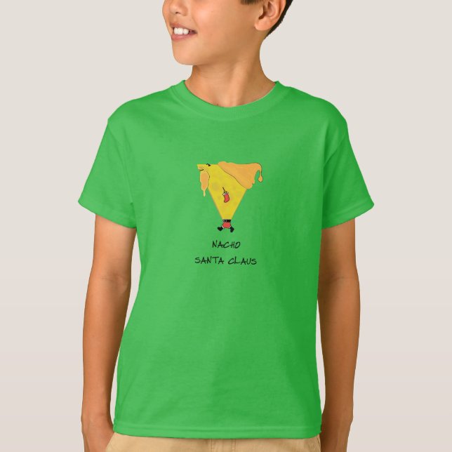 Nacho Santa Claus T-Shirt (Vorderseite)