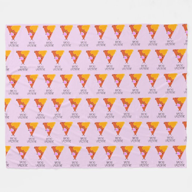 Nacho Valentine Fleecedecke (Vorderseite (Horizontal))