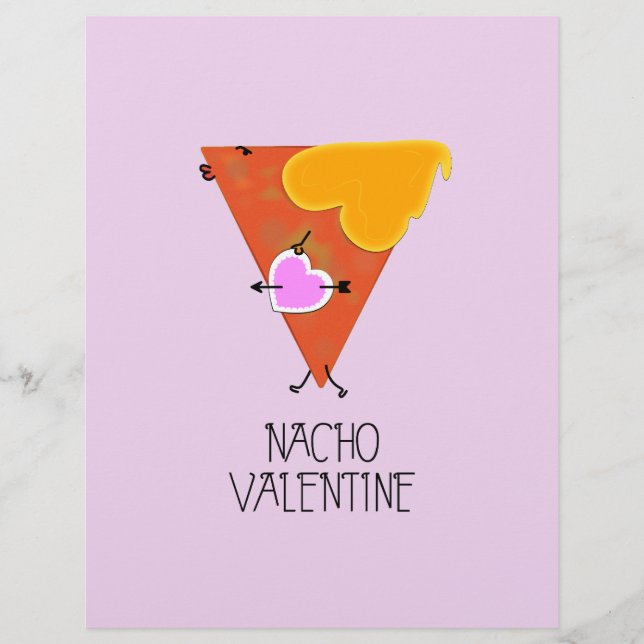 Nacho Valentinstag Flyer (Vorne)