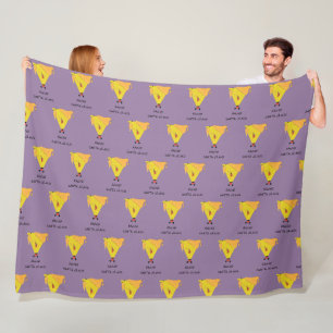 Nacho Weihnachtsmann Fleecedecke