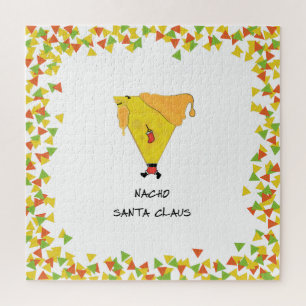 Nacho-Weihnachtsmann mit Chips