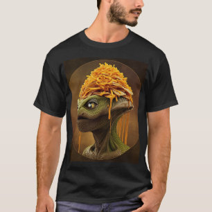 Nachos Alien – Spaßige Party Snack Kunst T-Shirt