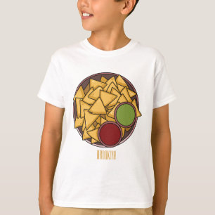 Nachos-Cartoon-Abbildung T-Shirt