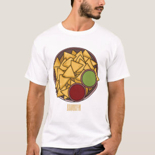 Nachos-Cartoon-Abbildung T-Shirt